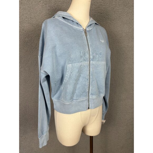 Roxy Juniors' Embroidered Sahara Vibes Zip-Up Hoodie Size Small Blue NWT's - Picture 3 of 8